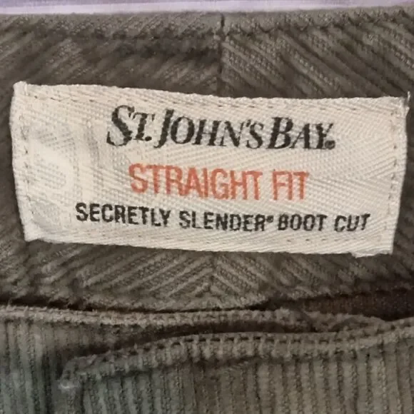 "St. John's Bay" woman's corturoy pants - Picture 6 of 8